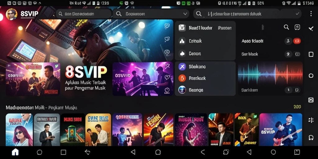 Tampilan menarik dari gameplay musik di 8SVIP.