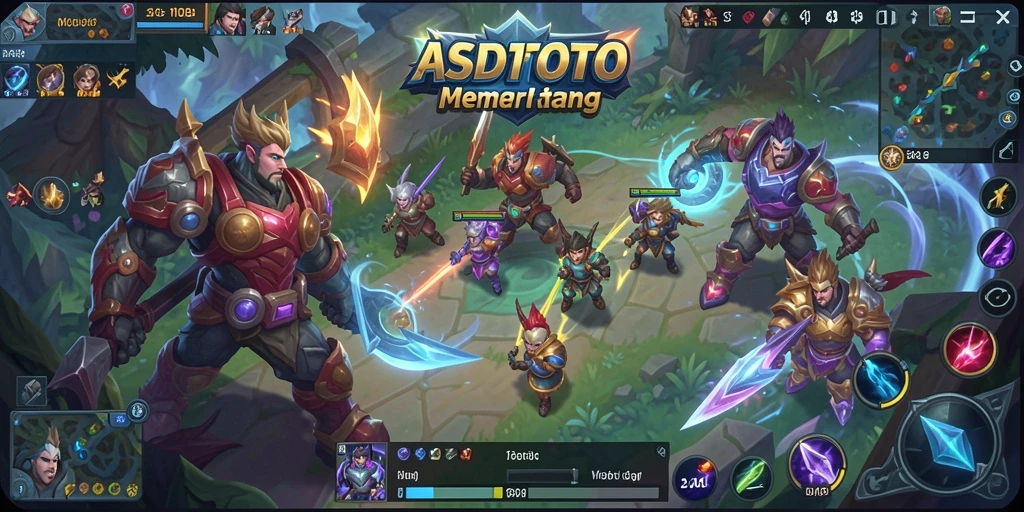 Tampilan gameplay seru dan dinamis di ASDTOTO.