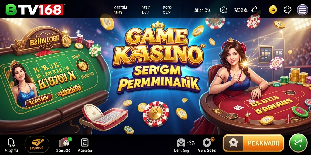 Tampilan menarik dari BTV168 dengan gameplay kasino yang mengesankan.