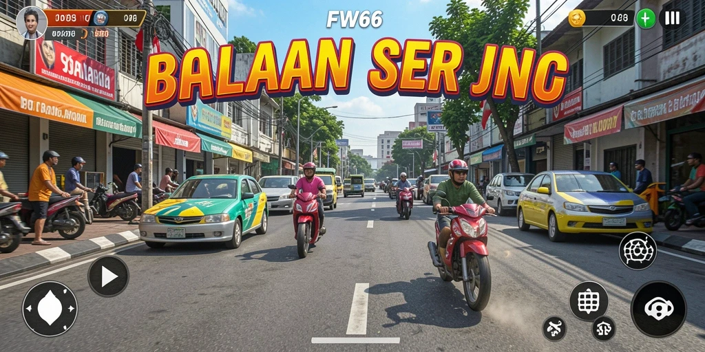 Gameplay seru balapan di jalanan dengan mobil yang kencang.