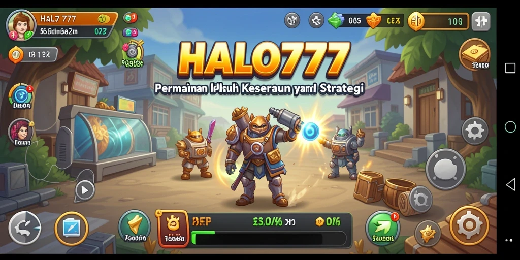 Tampilan gameplay HALO777 yang menghibur dan menarik.