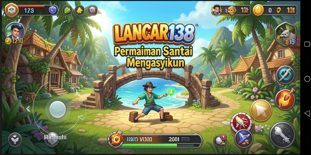 Screenshot gameplay LANCAR138 menampilkan aksi seru dan grafis yang colorful.