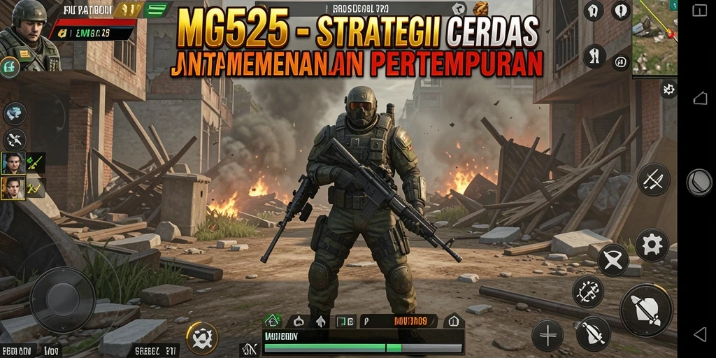Gameplay MG525 dengan strategi yang dinamis dan menarik.