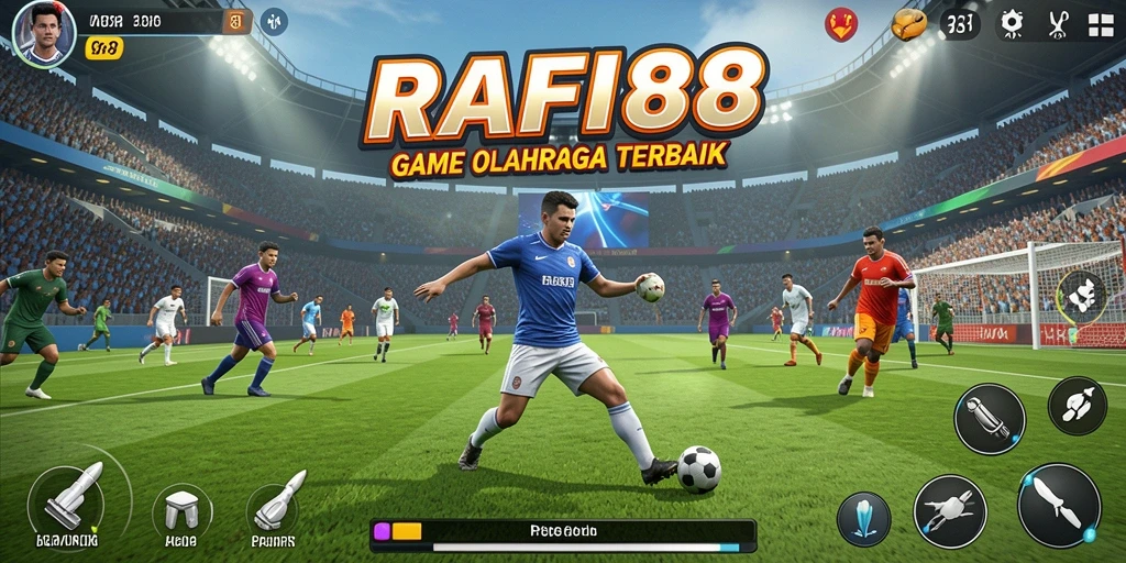 Tampilan gameplay seru di RAFI88, cocok untuk penggemar olahraga.