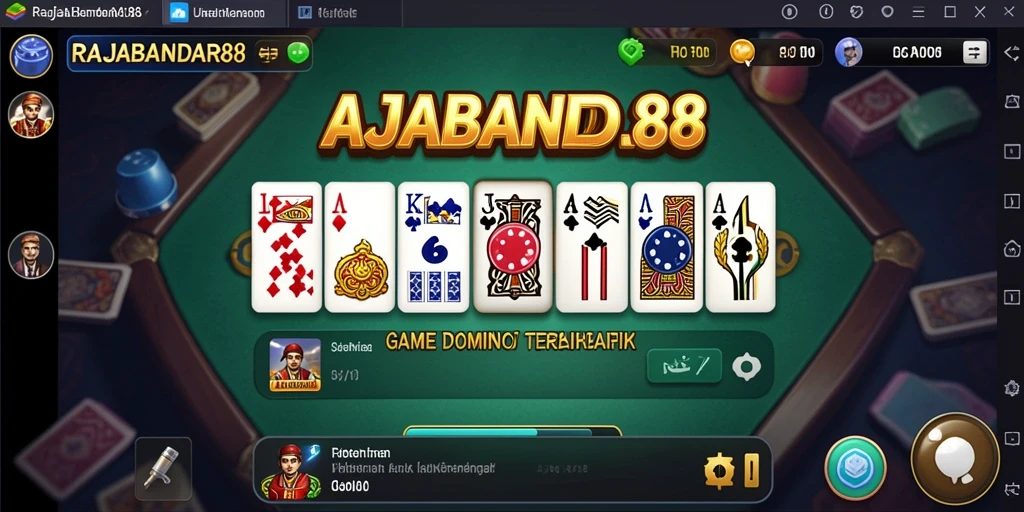 Screenshot gameplay RAJABANDAR88 menampilkan keseruan bermain Domino.