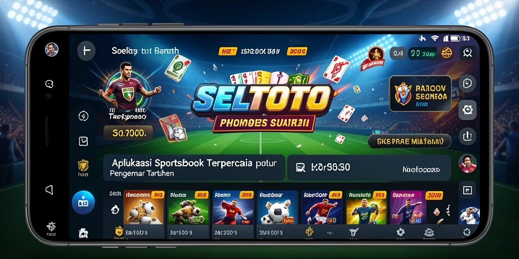Screenshot utama SELTOTO menampilkan tampilan menarik dari fitur sportsbook.