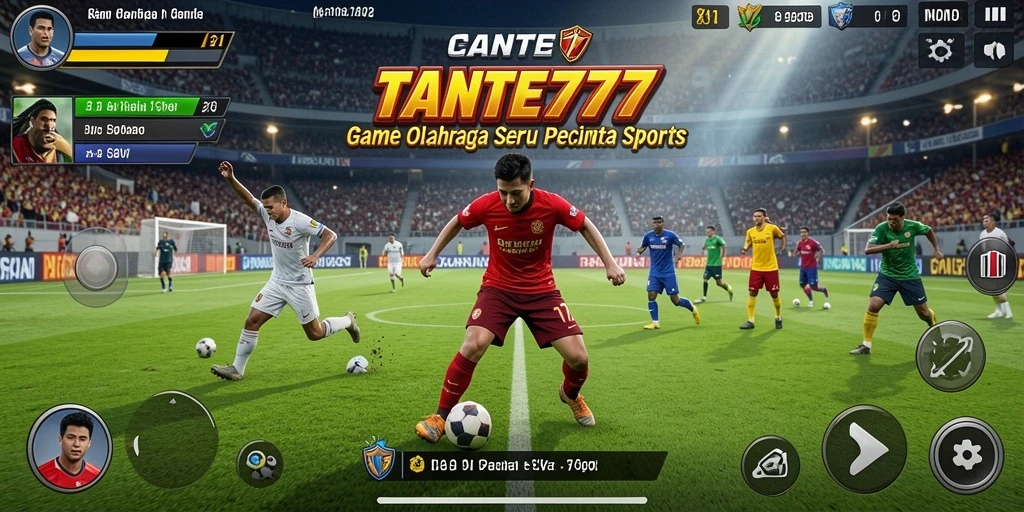 Tampilan gameplay yang mendebarkan dalam TANTE777.