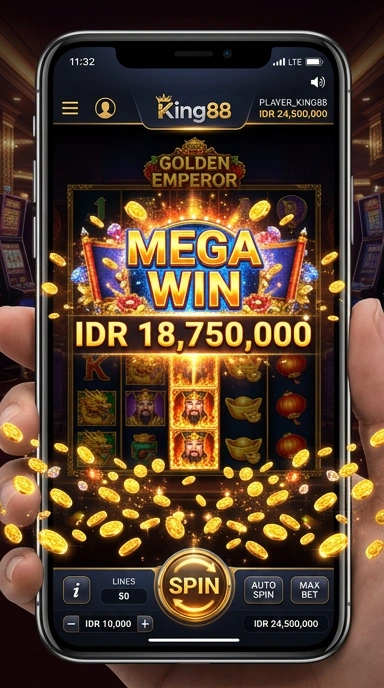Tampilan antarmuka king88 yang sederhana dan mudah digunakan.